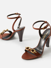 Load image into Gallery viewer, Saint Laurent YSL - Le Maillon Sandal 95mm, New Papaya (Size IT 40/ US 10 )