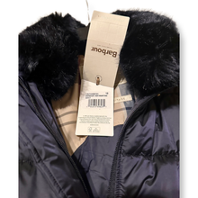 Load image into Gallery viewer, Barbour - Fortmartine Faux Fur Trimmed Quilted Jacketm (Size 14/1X)