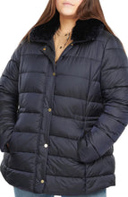 Load image into Gallery viewer, Barbour - Fortmartine Faux Fur Trimmed Quilted Jacketm (Size 14/1X)